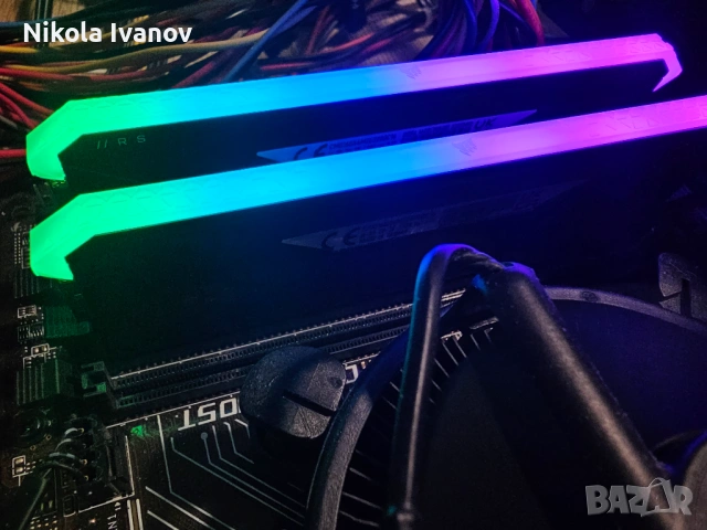 2X8GB 16GB DDR4 3200Mhz Corsair Vengeance RGB Black RAM памет | CL16 | 16-20-20-38 1.35V, снимка 4 - RAM памет - 53482651