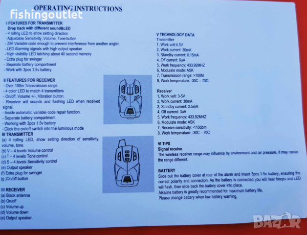 Водоустойчиви сигнализатори Osako QZ 3+1 и 4+1, модел 2024, снимка 12 - Такъми - 44573409
