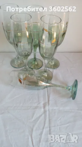 винтидж немски чаши за шампанско, снимка 4 - Чаши - 50149063