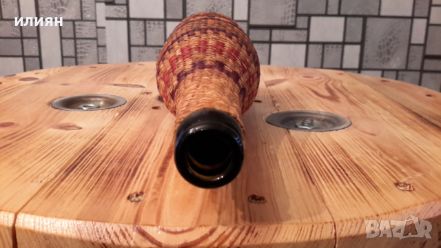 Старо плетено шише , снимка 6 - Антикварни и старинни предмети - 36310935