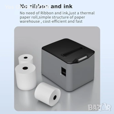 Bisofice термален принтер за касови бележки 80 мм USB + LAN, снимка 6 - Принтери, копири, скенери - 53245593