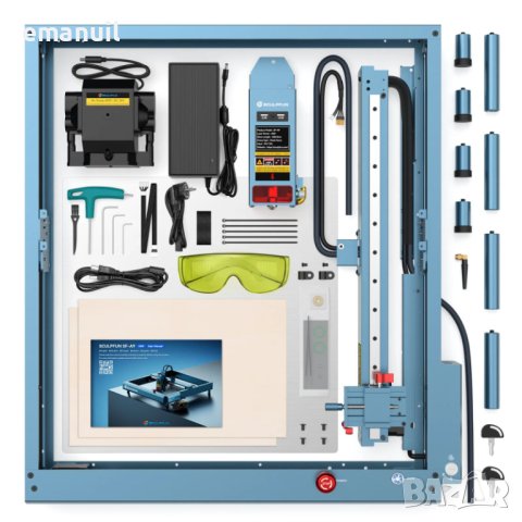 SCULPFUN SF-A9 40W CNC лазер лазерно гравиране рязане, снимка 12 - Други машини и части - 42138765