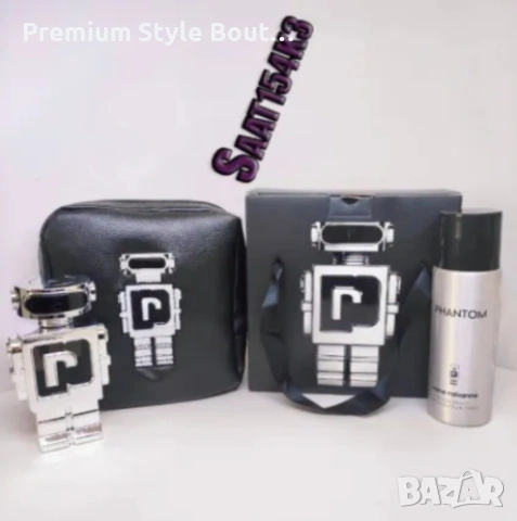 комплект парфюм, дезодорант,чанта и кутия paco rabanne phantom