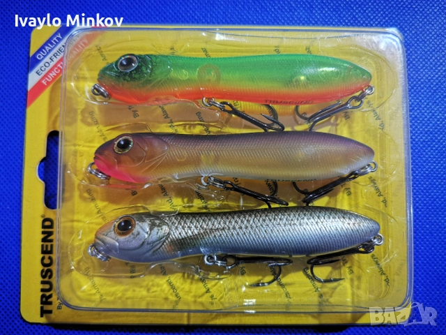 10см. 15г. 3бр. Воблер Snake Head Truscend