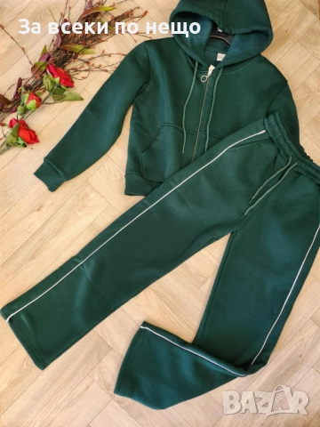 Дамски Зелен Спортен Комплект🔝Дамски Спортен Екип В Зелен Цвят Код I_171