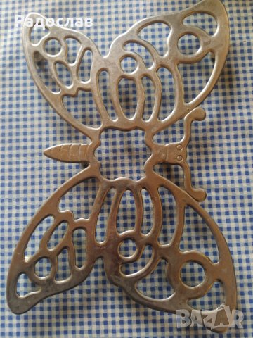  Silver plated стара италианска поставка за съдове, снимка 3 - Други - 40092389