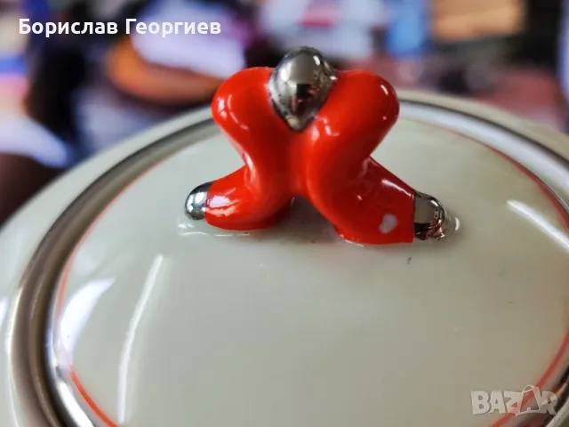 Порцеланов чайник Pirkenhammer, снимка 3 - Антикварни и старинни предмети - 49493218