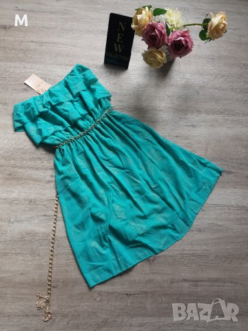 НОВА кукленска рокля + колан, снимка 1