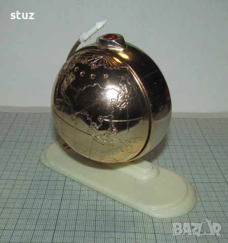 Будилник Слава "Спутник" (No:10), снимка 5 - Антикварни и старинни предмети - 53457300