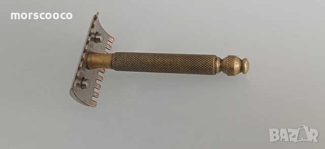 Стара бронзова самобръсначка , снимка 3 - Антикварни и старинни предмети - 53578241