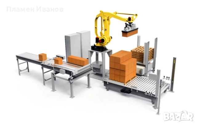 „Палетизиращ индустриален робот – автоматично подреждане на чували/кутии на палет“, снимка 5 - Друга електроника - 52946499