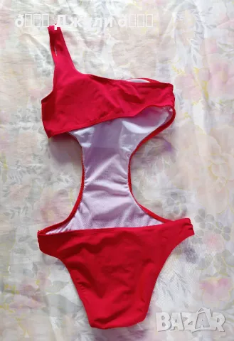 Изрязан червен бански с подплънки ❤️, снимка 6 - Бански костюми - 49751004