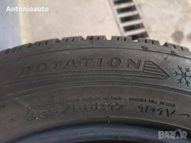 225 55 17 - 4бр. зимни гуми Dunlop Winter Sport 5, снимка 9 - Гуми и джанти - 52457542