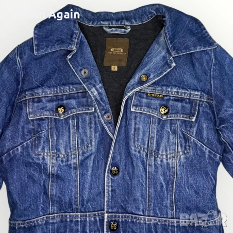 Дамско дънково яке G-STAR, снимка 6 - Якета - 53056192