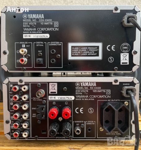 YAMAHA pianocraft  receiver CD колони RX-E400 CDX-E400 NX-E400 дистанционно, снимка 4 - Аудиосистеми - 34091938