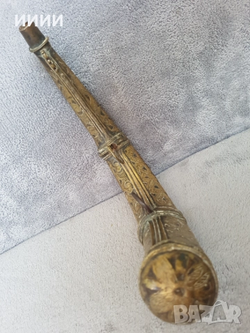 Барутница паласка Фишеклък , снимка 4 - Антикварни и старинни предмети - 52775427