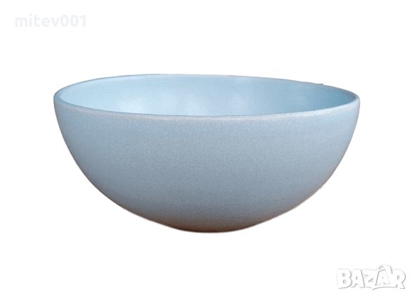 Промо пакет 6 бр. Порцеланова купа, светло синя 14см. 300мл. внос Португалия, преоценка, снимка 2 - Чинии - 41363291