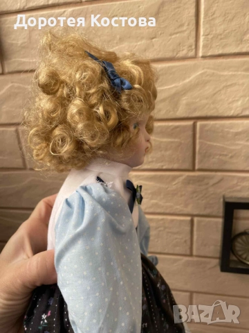 ALLISON нова красива порцеланова кукла от бисквитен порцелан, снимка 13 - Антикварни и старинни предмети - 52459103