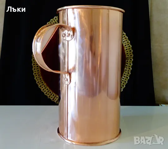 Медна кана за вино 5 литра,чиста червена мед. , снимка 7 - Антикварни и старинни предмети - 50143662