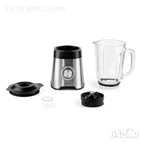Блендер Muhler, 500W, 1.5 л, стъклена кана, снимка 3 - Блендери - 56184381