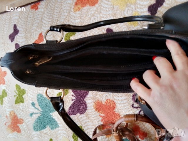 Подарявам!Дамска черна чанта, снимка 4 - Чанти - 39354749