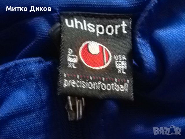 Горнище на Левски марково на  Uhlsport с качулка размер ХЛ, снимка 7 - Футбол - 44148387