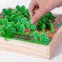 Дървена играчка Градински зеленчуци - Игра за улавяне на буболечки, снимка 5