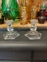 Арт Деко 2 кристални свещника , снимка 1