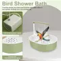 Птича вана Bird Shower с USB захранване за вълнисти папагали и малки папагали НОВО, снимка 3