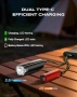 Нов LED комплект за велосипед 1200 лумена 3+5 режима USB-C водоустойчив, снимка 5