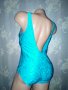 Страхотен тюркоазен цял бански за едра дама ХЛ, снимка 2