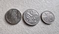 Монети. Нова Зеландия.   20, 10  и 5 цента.