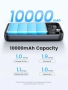 UGREEN  10000mAh 30W Qi2 сертифицирана магнитна безжична външна батерия за iPhone серия, снимка 3