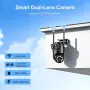 Smart Двойна Wi-Fi Камера с Две Лещи – Българско Меню! Нощно виждане, снимка 2