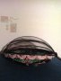 Автентична ратанова дамска чанта-кош и плетен панер., снимка 17