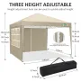 COBIZI Canopy 10x10 Pop Up Canopy Водоустойчива Tent Изскачаща палатка с прави крака, снимка 5