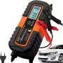 Интелигентно зарядно за акумулатор 6V/12V 6A с LCD дисплей, снимка 1