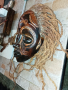 Автентична дървена африканска маска, снимка 3