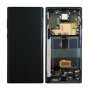Дисплей за Samsung Galaxy S10 Lite ( 2020 ) / G770 , SM-G770F / с рамка, черен, снимка 1 - Тъч скрийн за телефони - 40352060