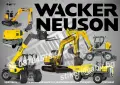 WACKER NEUSON строителна техника и механизация стикери, снимка 1