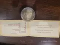 Монета Баба Марта с цветно оцветяване, , снимка 3