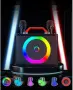 Марка: MAILANGSHI .Караоке машина с 2 RGB безжични микрофона - 5200mAh Прено, снимка 3