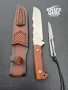 Уникален комплект от два ножа-масивен и компактен в една кания,LN437, снимка 6