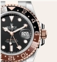 Rolex GMT Master ll"Root Beer"40 мм, Everose Rolesor –Oystersteel и Everose M126711CHNR-0002, снимка 2