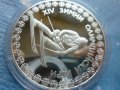 сребърна монета 10 лева 1984г. "Сараево", снимка 6