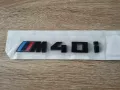 черна емблема BMW M40i малък размер, снимка 1