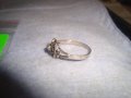 СТАРИНЕН СРЕБЪРЕН ПРЪСТЕН СРЕБРО 925 ФИЛИГРАННА МАЙСТОРСКА РАБОТА с ФАСЕТИРАН ЦИРКОН 25960, снимка 8