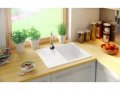 Кухненска мивка от Гранит модел Милано 620 x 500 mm бял, снимка 3