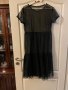 Черна нова плажна  дълга прозрачна тюлена тюл рокля , снимка 1 - Рокли - 40145306