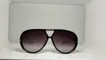 Слънчеви очила Fendi Sky FE40062U / Aviator – Сиви / Златисти дръжки / FF лого, снимка 3